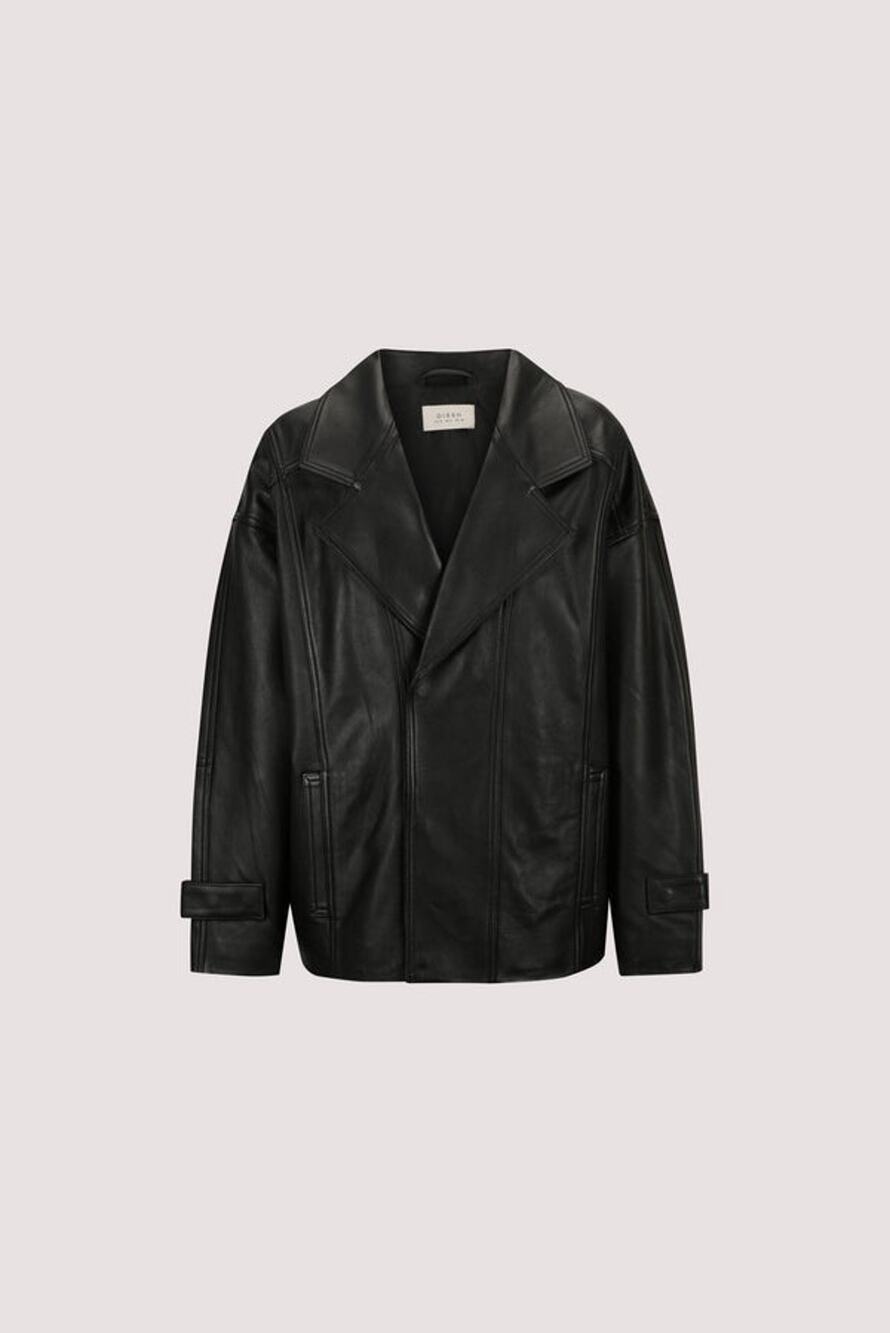 DISSH Margot Oversized Leather Jacket - 4